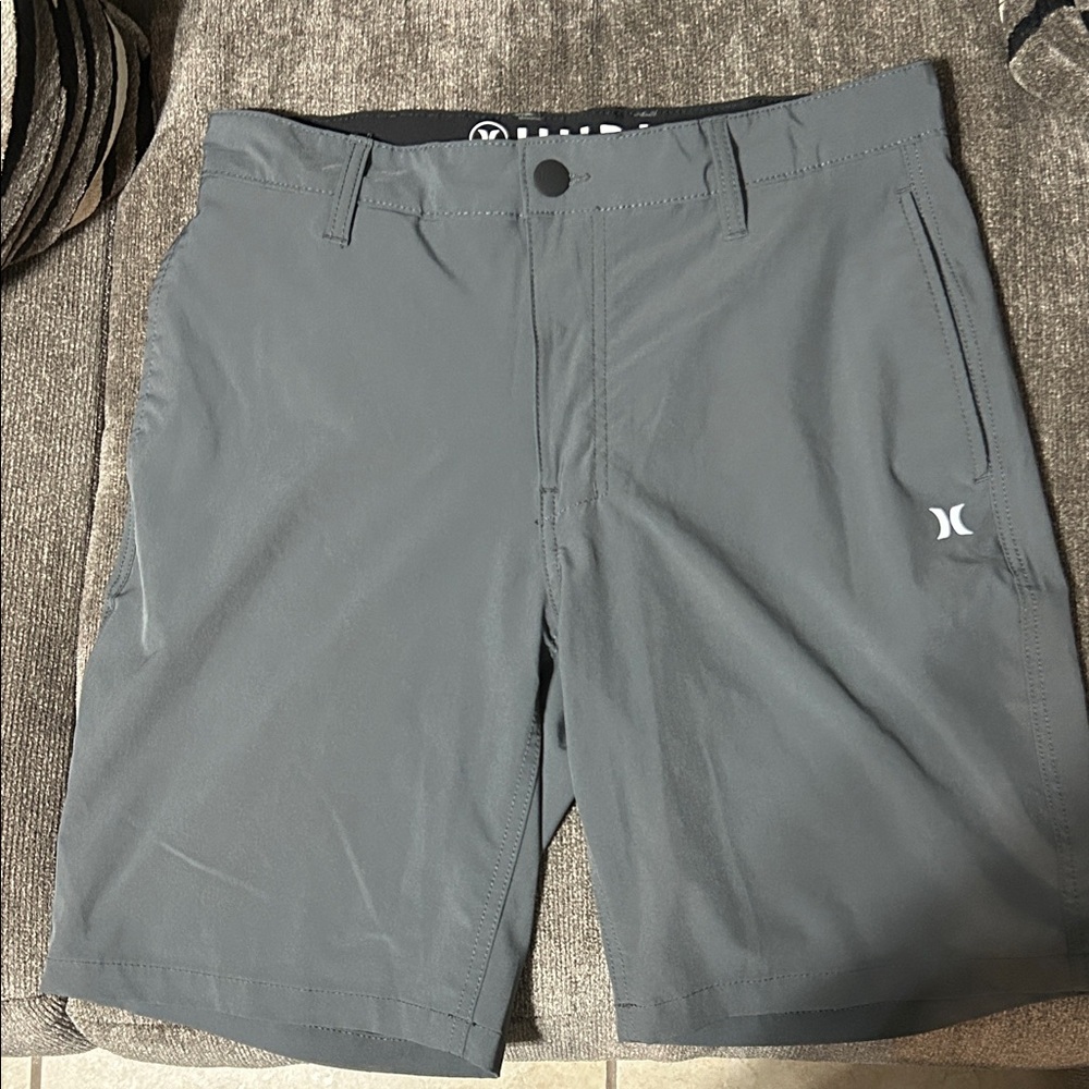 Hurley Men's Charcoal Hybrid Shorts